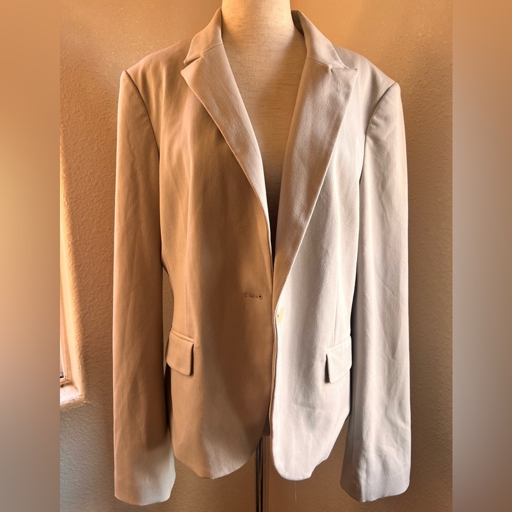 Express Cropped Fitted Editor Blazer Size 14 Best… - image 3